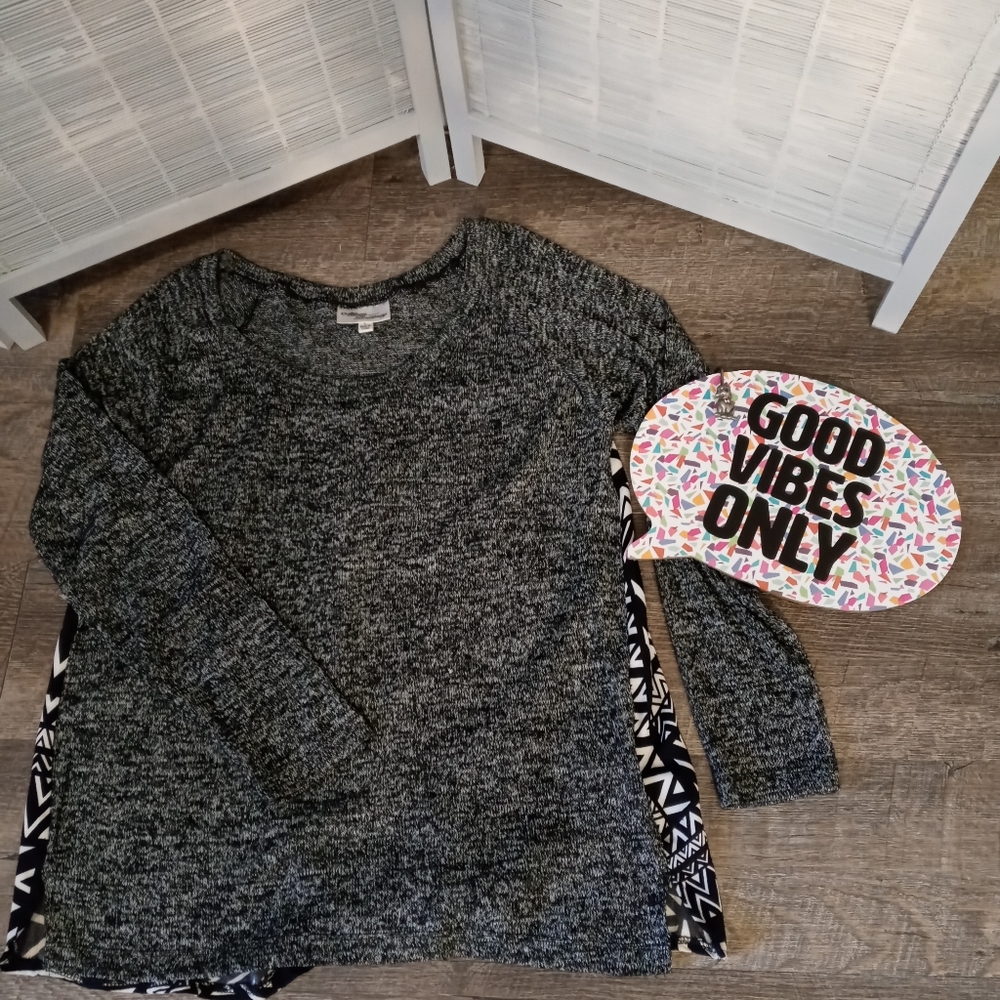 Allison Brittney Graphic Sweater - Large